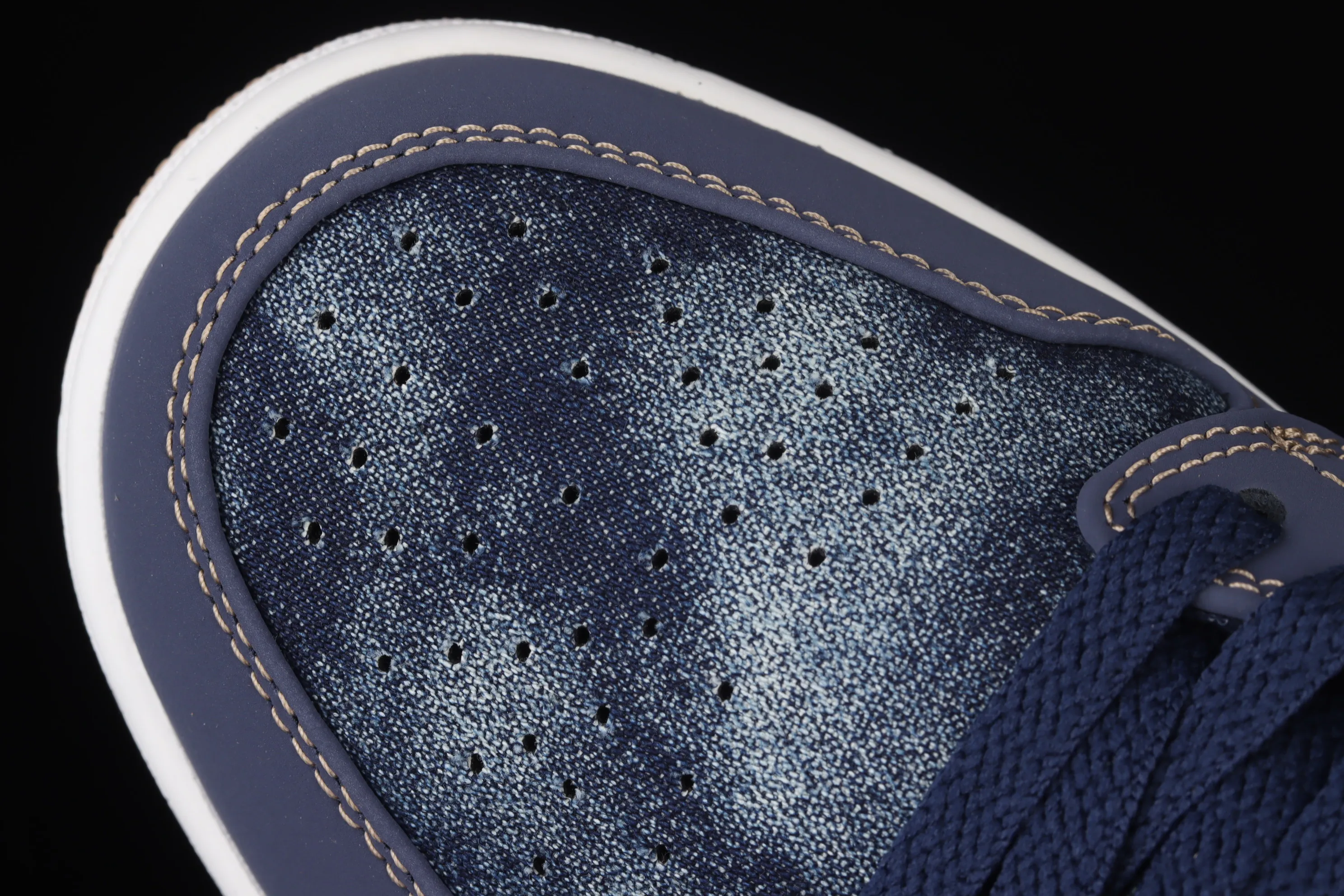 All categories Air Jordan Jordan series basketball shoes Air Jordan 1 Low G version pure original Air Jordan 1 Low AJ1 Joe 1 dark blue denim low-top cultural and leisure sports sneakers DH1259-400
